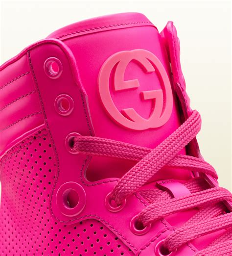 pink and orange gucci shoes|gucci shoes pink sneakers.